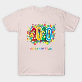 HAPPY NEW YEAR 2020 t-shirts T-Shirt